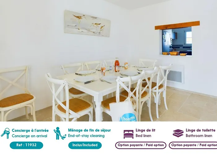 A 180m Du Bord De Mer, Maison Pour 11 *